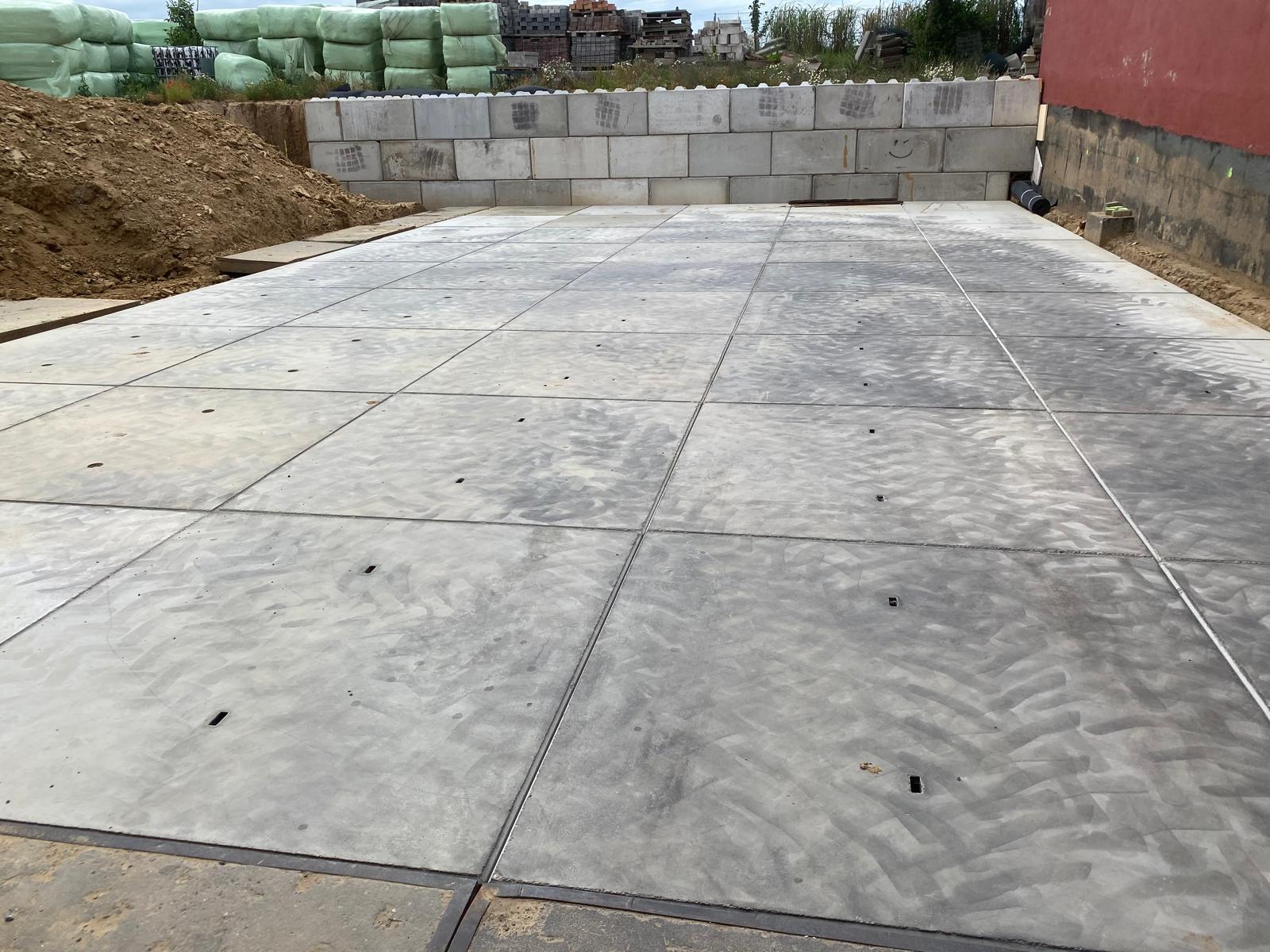 Bodenplatten aus Beton