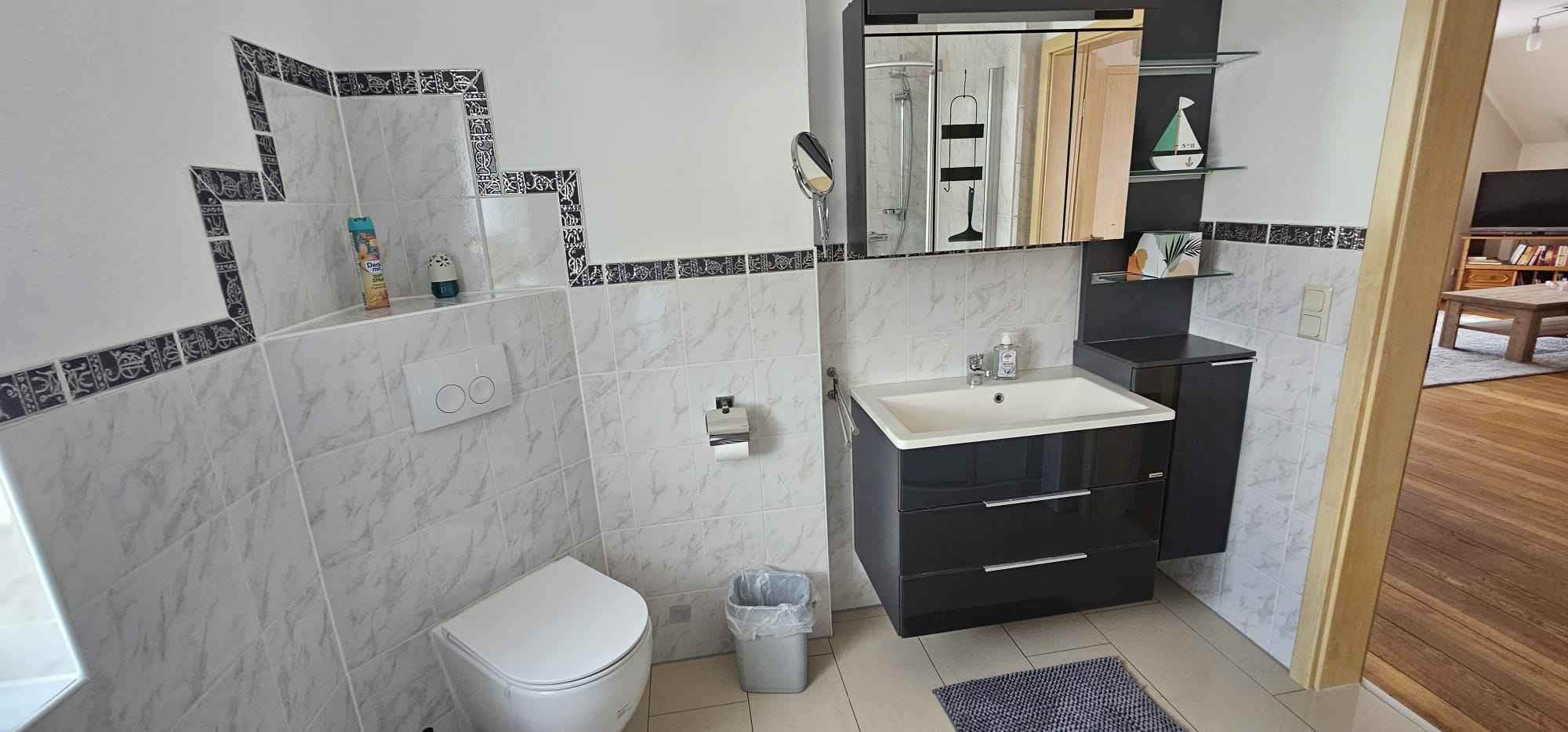 Badezimmer der Ferienwohnung