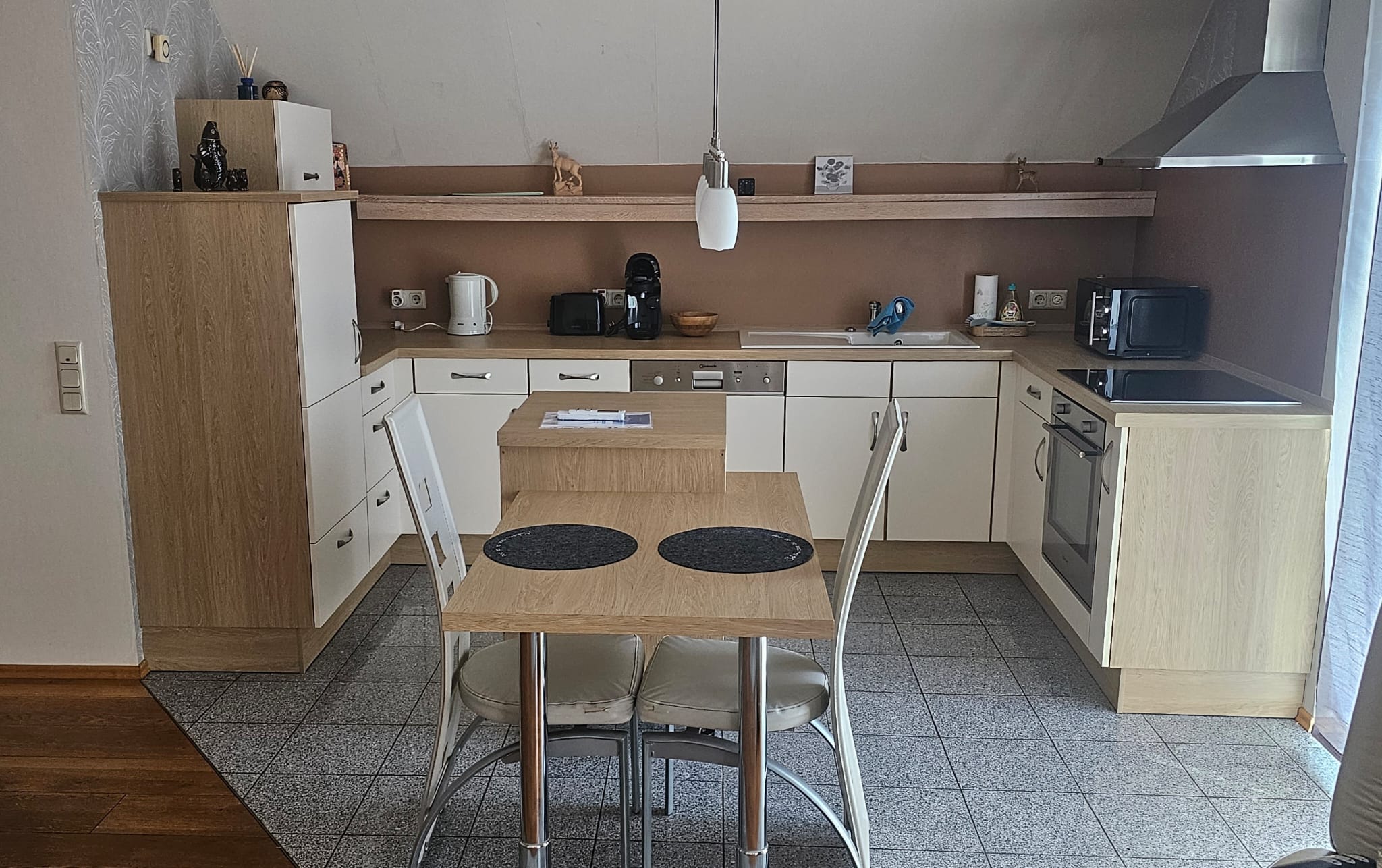 Küche der Ferienwohnung
